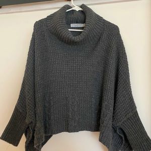 Cotten Exchange Gray Turtle Neck Sweater